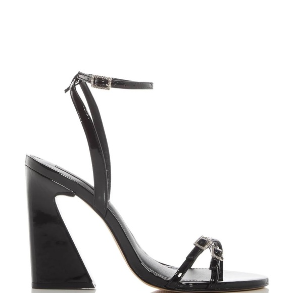 Aqua Women's Strappy High Heel
Round Toe Ankle Strap, Black, 9B NWOB - Picture 2 of 14